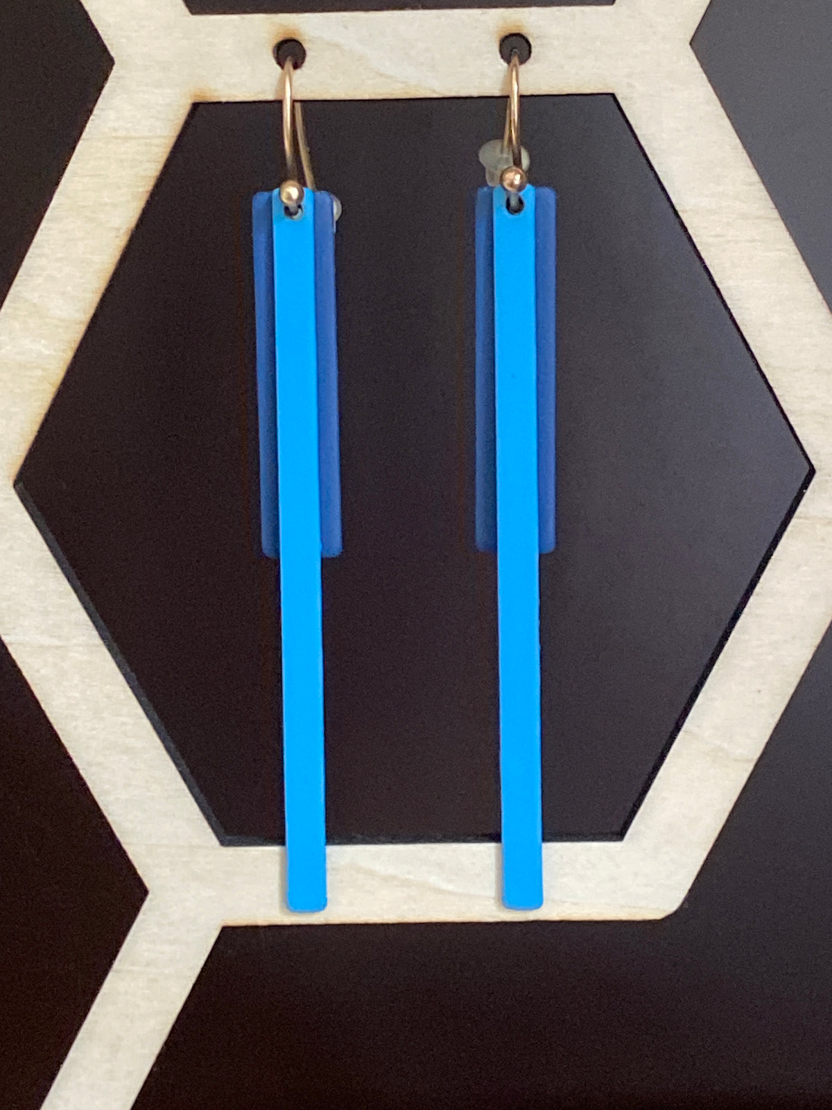 Staafjes blauw/donkerblauw