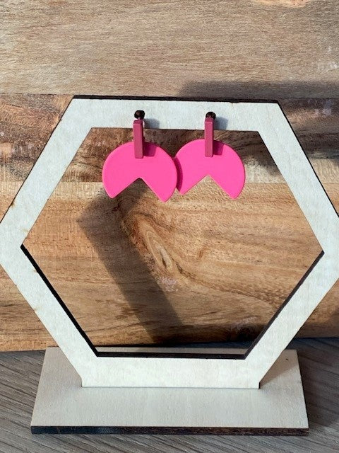 fluoroze pacman aan bordeaux staafje