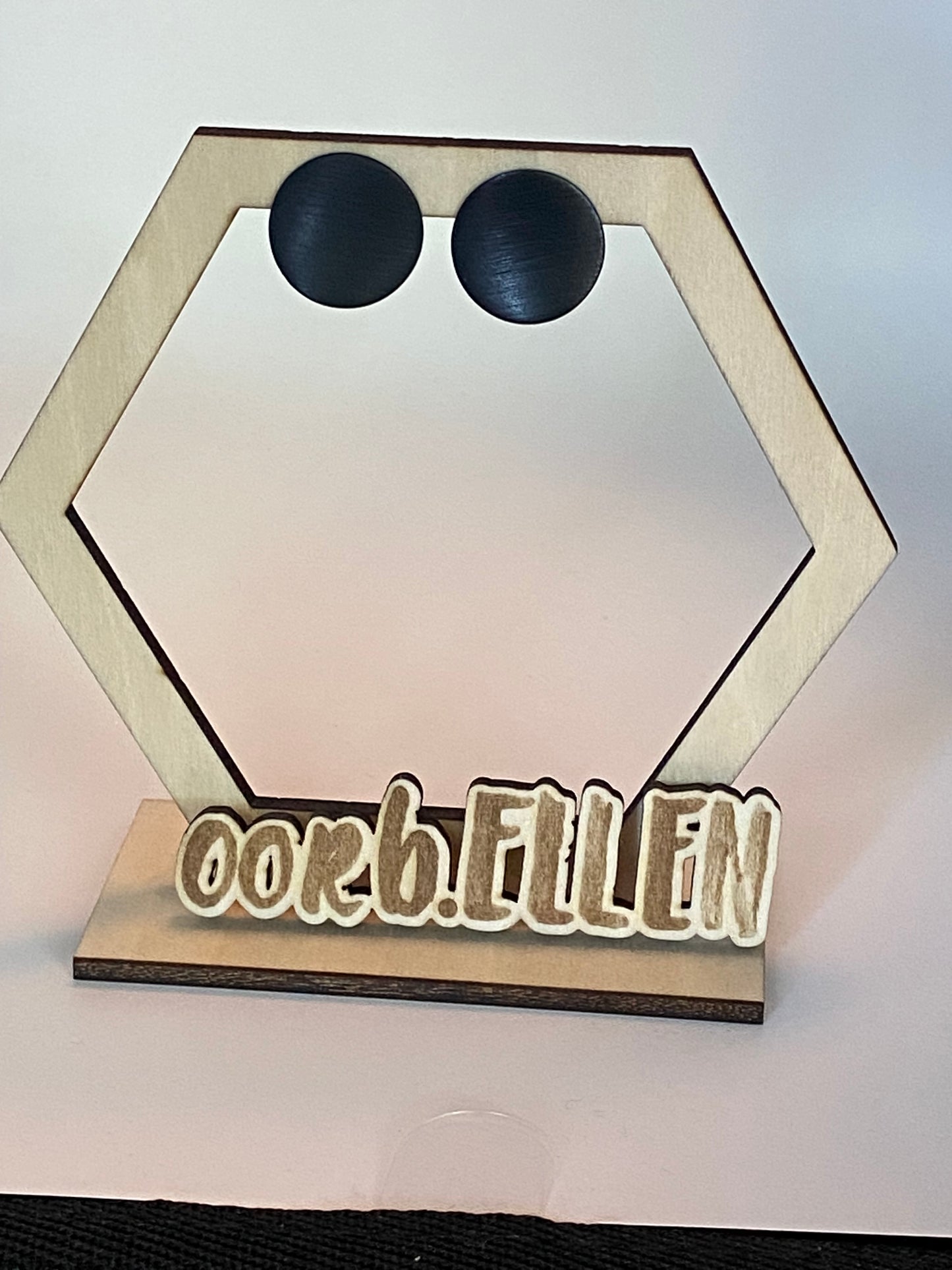 Ronde grote volle knopjes zwart