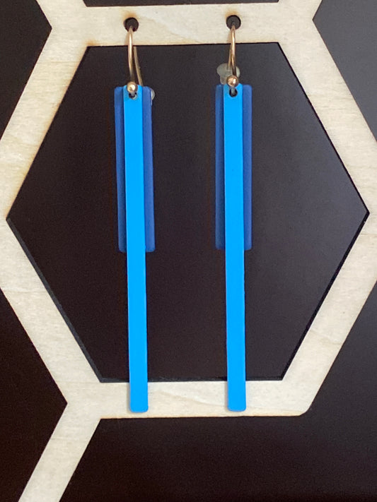 Staafjes blauw/donkerblauw