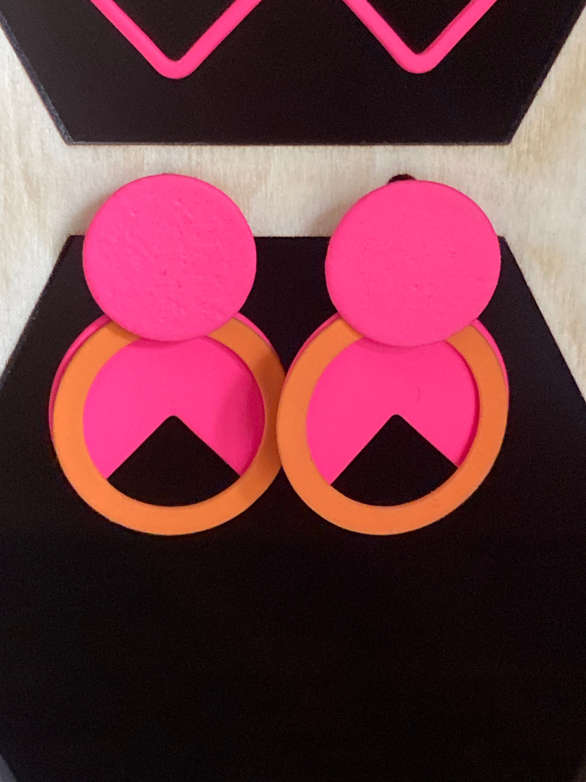 Oranje-roze cirkels