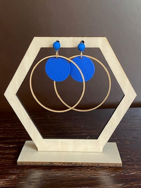 cirkels goud-hemelsblauw