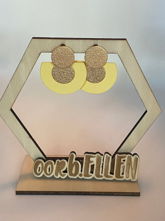 Cirkels goud-pastelgeel