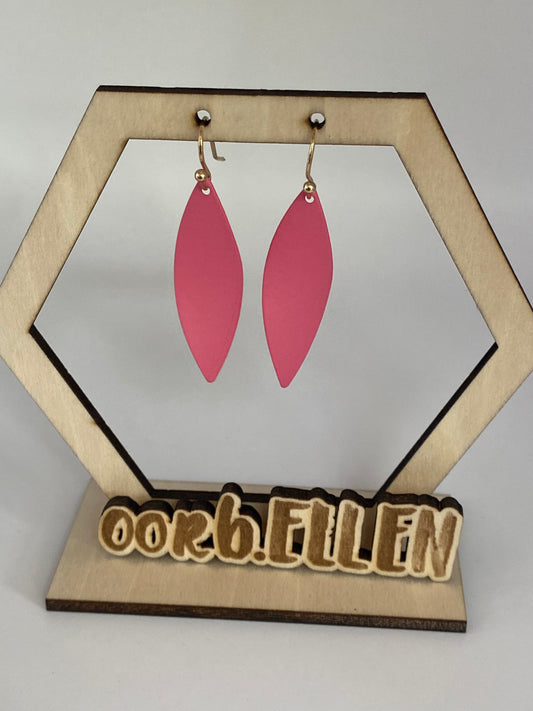 Wippend roze blaadje