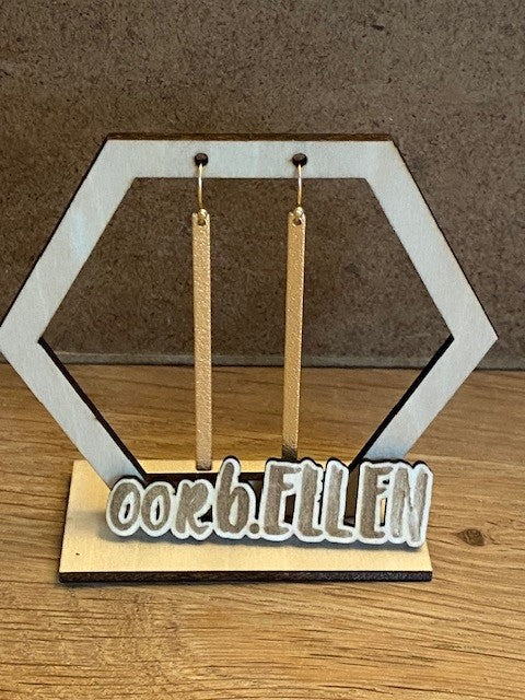 lange gouden staafjes gekarteld (ideaal voor een feest)