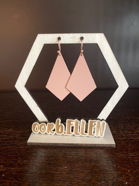 volle ruiten licht chocoladebruin